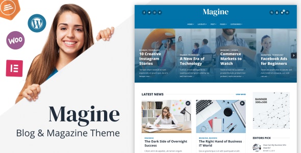 WordPress主题Magine响应式新闻博客网站模板 - 图片1 WordPress主题Magine响应式新闻博客网站模板 - 图片1