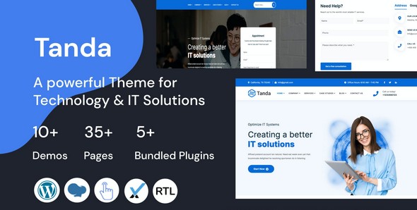 Tanda 2.0.1_软件技术&IT解决方案WordPress主题 Tanda 2.0.1_软件技术&IT解决方案WordPress主题