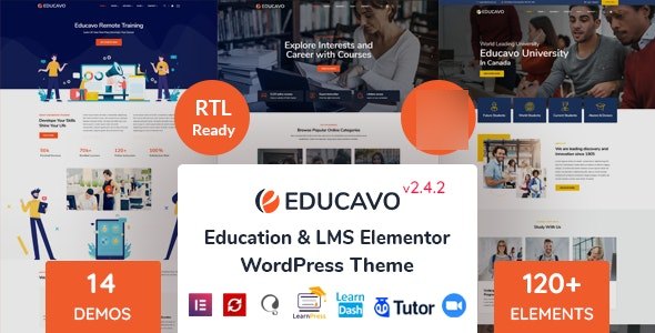 Educavo汉化版_WordPress在线教培企业网站主题 - 图片1 Educavo汉化版_WordPress在线教培企业网站主题 - 图片1