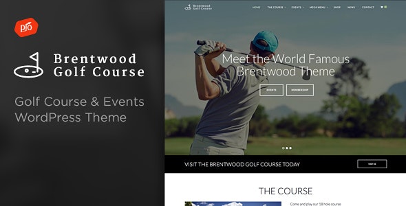 WordPress主题Brentwood 2.9:高尔夫球场和活动WordPress主题 WordPress主题Brentwood 2.9:高尔夫球场和活动WordPress主题
