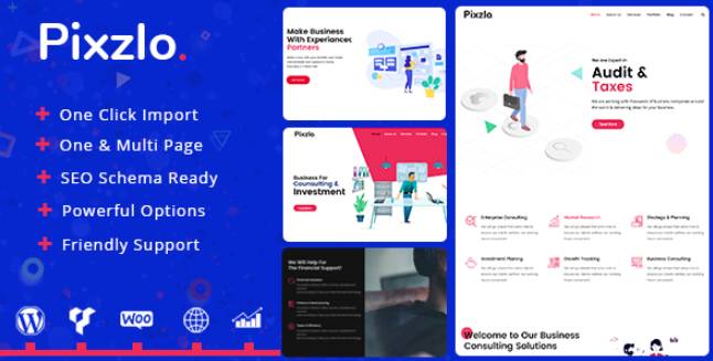 Pixzlo(v2.1)初创企业和数字营销机构网站模板WordPress主题 Pixzlo(v2.1)初创企业和数字营销机构网站模板WordPress主题