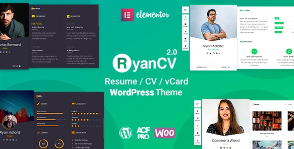 RyanCV(v3.9.1)个人名片和个人简历网站WordPress主题 - 图片1 RyanCV(v3.9.1)个人名片和个人简历网站WordPress主题 - 图片1