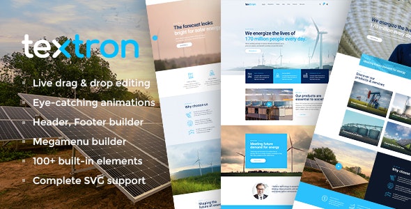 WordPress主题Textron 2.0:工业领域网站建站WordPress主题 WordPress主题Textron 2.0:工业领域网站建站WordPress主题