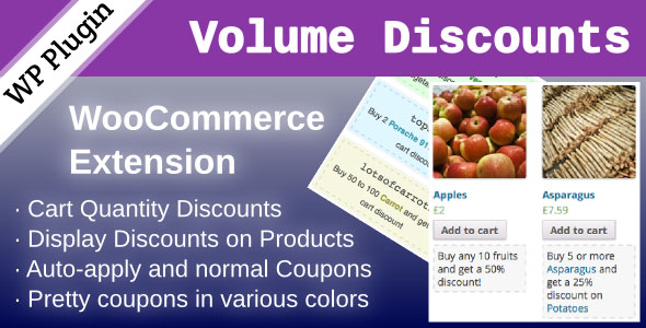 购物车产品批量折扣插件WooCommerce Volume Discount Coupons v1.7.0 - 图片1 购物车产品批量折扣插件WooCommerce Volume Discount Coupons v1.7.0 - 图片1