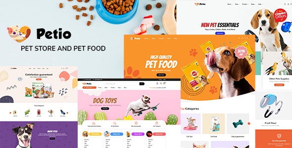 Petio汉化版v1.3.5_宠物用品跨境电商WooCommerce主题 Petio汉化版v1.3.5_宠物用品跨境电商WooCommerce主题