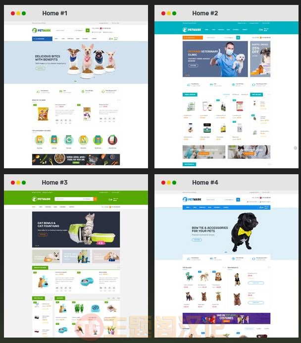 PetMark响应式宠物用品购物网站WooCommerce主题 - 图片3