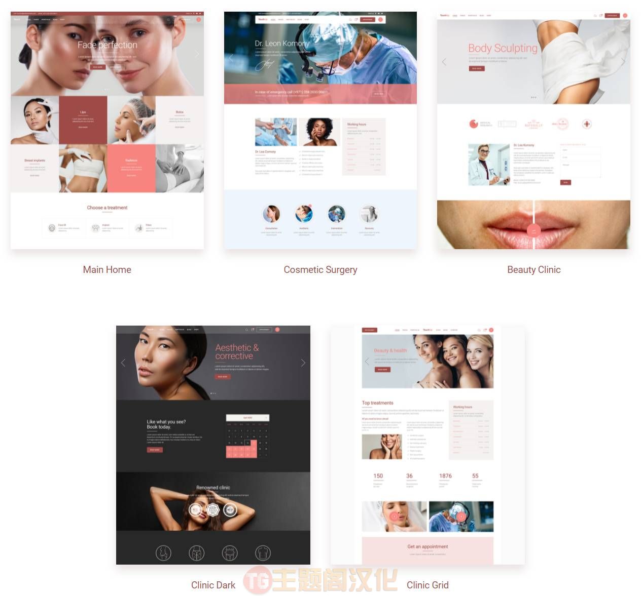TouchUp(v1.2)美容和整形医院网站WordPress主题 TouchUp(v1.2)美容和整形医院网站WordPress主题