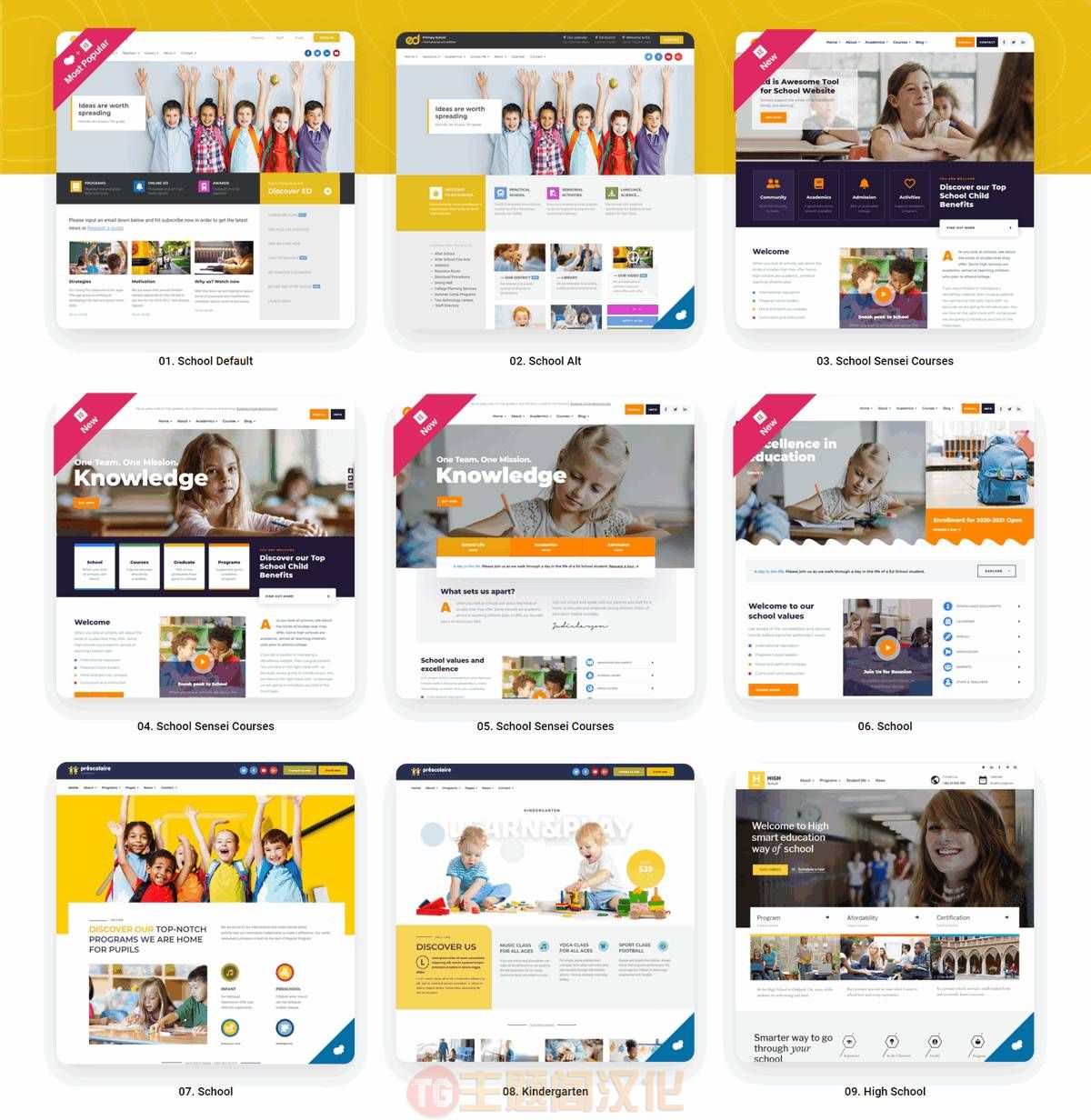 WordPress主题Ed School学校教育机构和学术网站模板V3.20.1 - 图片2 WordPress主题Ed School学校教育机构和学术网站模板V3.20.1 - 图片2