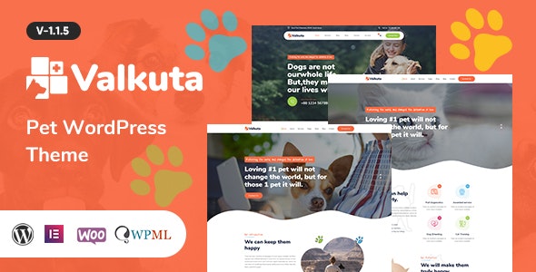 Valkuta宠物护理宠物用品店网站WordPress主题V1.2.9 - 图片1 Valkuta宠物护理宠物用品店网站WordPress主题V1.2.9 - 图片1