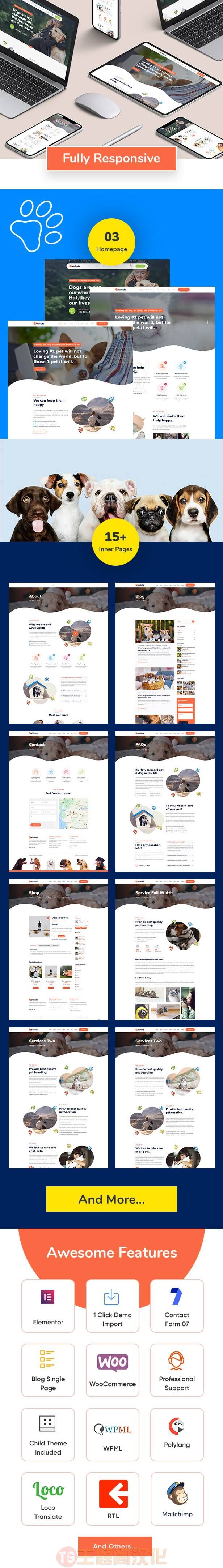 Valkuta宠物护理宠物用品店网站WordPress主题V1.2.9 - 图片2 Valkuta宠物护理宠物用品店网站WordPress主题V1.2.9 - 图片2