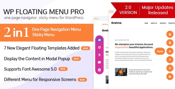 Floating Menu Pro v2.1.3:浮动导航菜单WordPress插件 - 图片1 Floating Menu Pro v2.1.3:浮动导航菜单WordPress插件 - 图片1