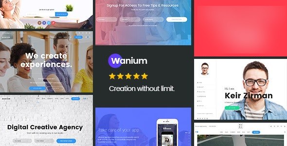 Wanium优雅多概念企业建站模板WordPress主题 - 图片1 Wanium优雅多概念企业建站模板WordPress主题 - 图片1