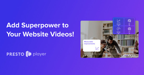 Presto Player Pro汉化版_WordPress视频播放器插件 - 图片1 Presto Player Pro汉化版_WordPress视频播放器插件 - 图片1