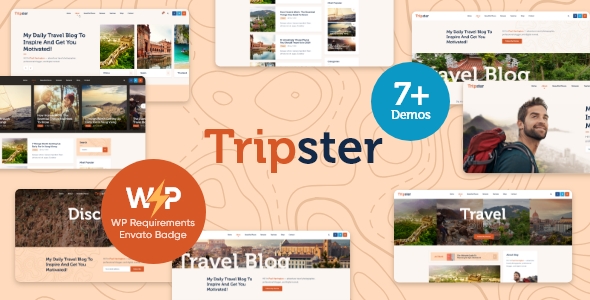 Tripster个人生活和旅游博客网站WordPress主题 Tripster个人生活和旅游博客网站WordPress主题
