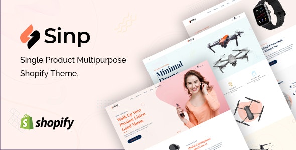 Shopify主题Sinp 1.0:多用途单产品外贸电商Shopify主题 Shopify主题Sinp 1.0:多用途单产品外贸电商Shopify主题