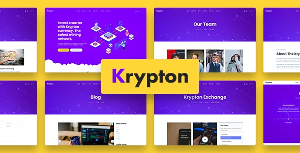 Joomla主题Krypton 1.0:比特币加密货币挖掘和交易网站Joomla主题 Joomla主题Krypton 1.0:比特币加密货币挖掘和交易网站Joomla主题