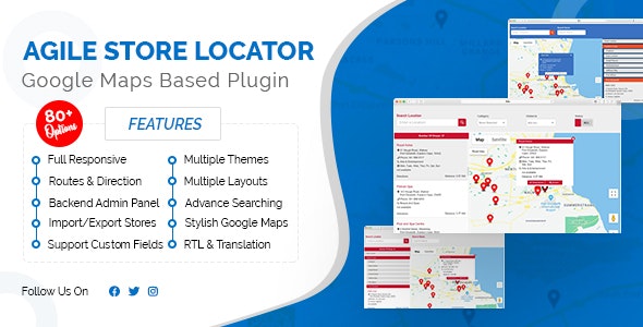 Agile Store Locator汉化版_WordPress地图门店定位插件 Agile Store Locator汉化版_WordPress地图门店定位插件