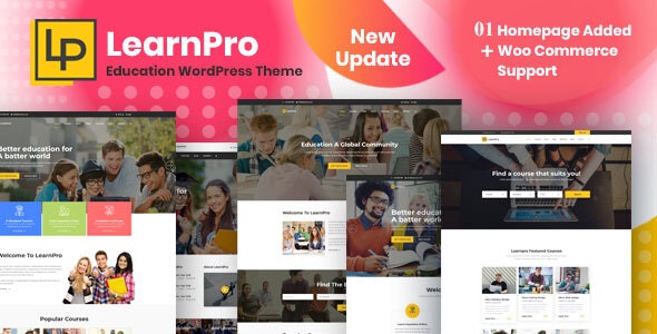 WordPress主题LearnPro 1.0 Nulled:在线课程网课网校系统WP教育主题 - 图片1 WordPress主题LearnPro 1.0 Nulled:在线课程网课网校系统WP教育主题 - 图片1