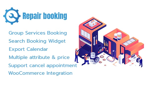 Repair Booking维修服务预约WordPress插件 Repair Booking维修服务预约WordPress插件