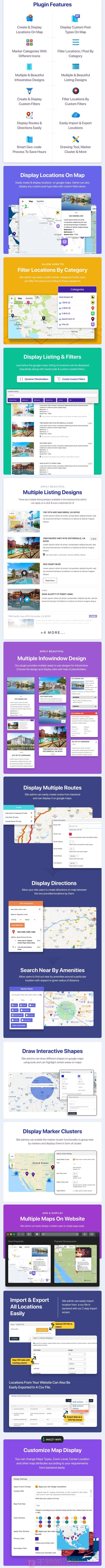 Advanced Google Maps(v6.0.4)高级谷歌地图WordPress插件 - 图片2 Advanced Google Maps(v6.0.4)高级谷歌地图WordPress插件 - 图片2