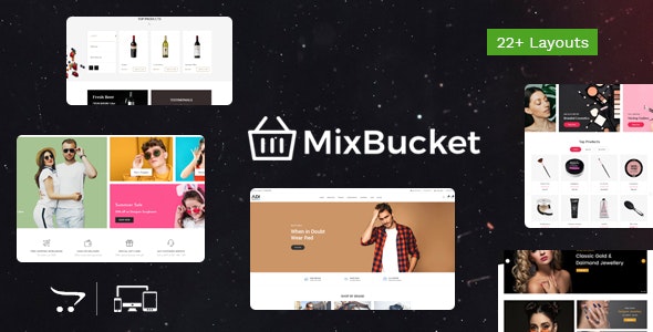 MixBucket响应式多用途购物网站OpenCart 3.x主题 MixBucket响应式多用途购物网站OpenCart 3.x主题