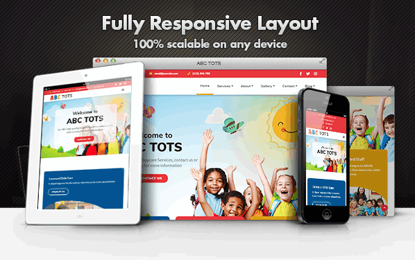 WordPress主题Abc Tots v1.6.5：幼儿园学前班托儿所网站WP主题 - 图片2