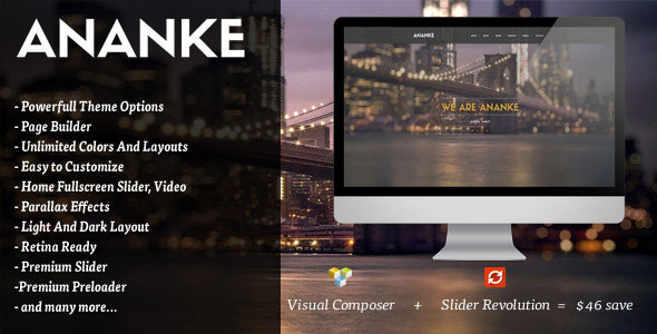 Ananke(v3.9.13)单页视差创意作品集展示WordPress主题 Ananke(v3.9.13)单页视差创意作品集展示WordPress主题