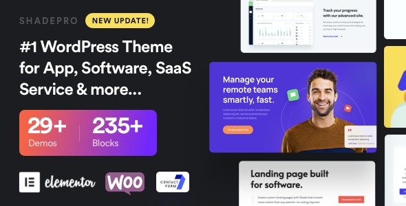WordPress主题ShadePro项目启动&SaaS业务推广网站模板V3.6.6 WordPress主题ShadePro项目启动&SaaS业务推广网站模板V3.6.6