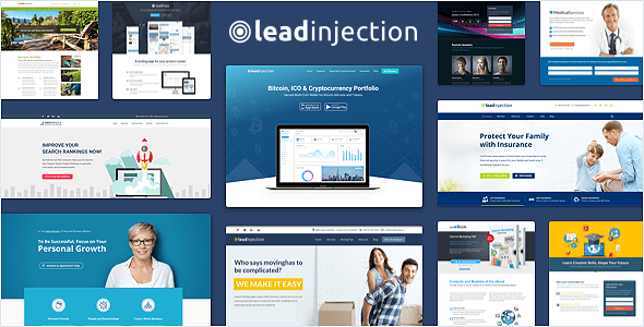 WordPress主题Leadinjection 2.3.15 多用途响应式落地页WP主题 - 图片1 WordPress主题Leadinjection 2.3.15 多用途响应式落地页WP主题 - 图片1