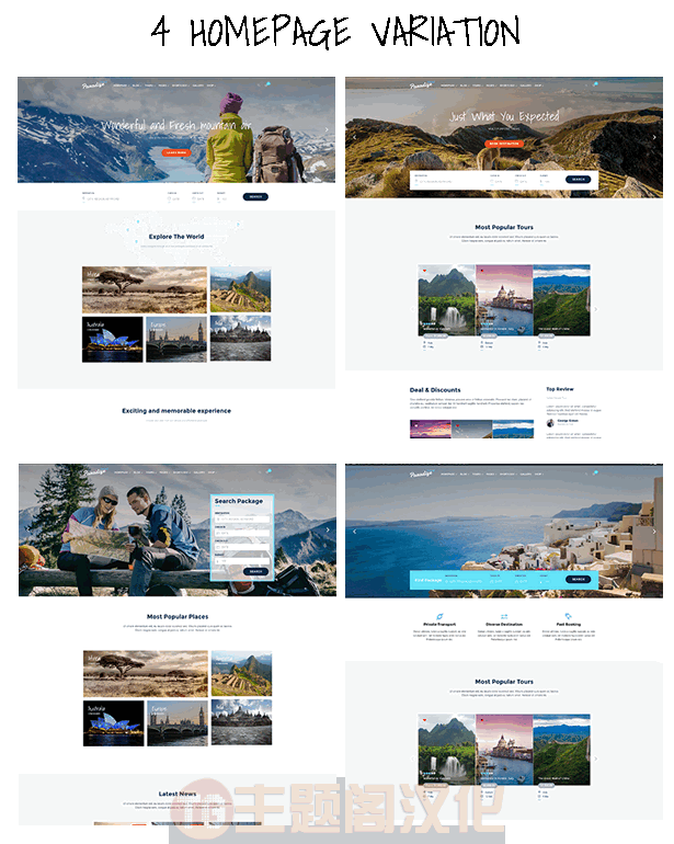 Paradize旅游产品套餐预订WordPress主题V2.2.5 - 图片3 Paradize旅游产品套餐预订WordPress主题V2.2.5 - 图片3