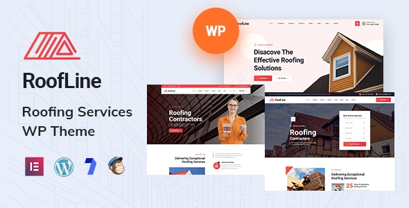 WordPress主题RoofLine v1.1 屋顶屋面维修翻新服务WordPress主题 WordPress主题RoofLine v1.1 屋顶屋面维修翻新服务WordPress主题