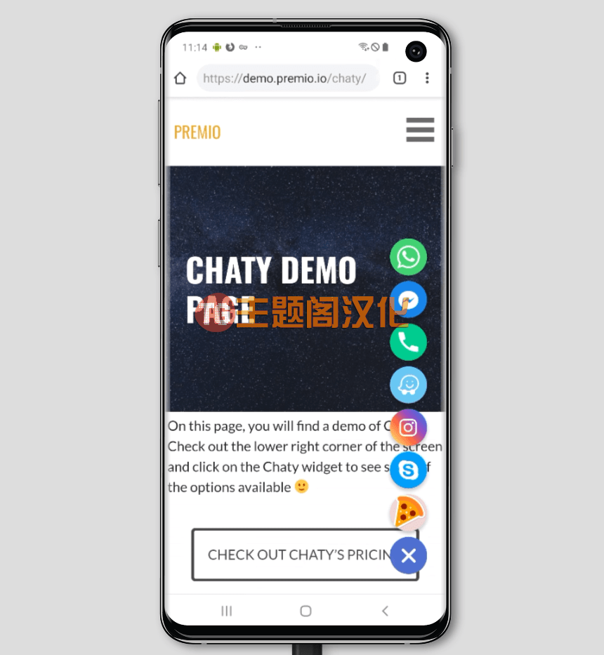 Chaty Pro汉化版_在线咨询联系客服按钮WordPress插件 - 图片2 Chaty Pro汉化版_在线咨询联系客服按钮WordPress插件 - 图片2
