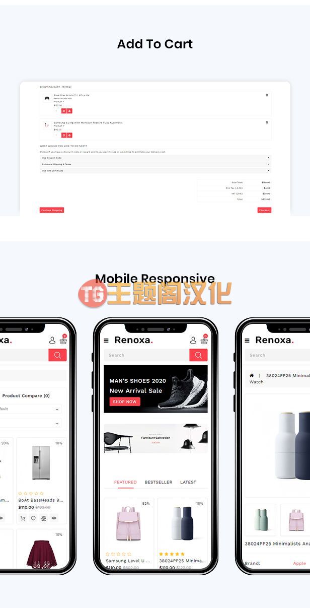OpenCart主题Renoxa 1.1 响应式多用途电子商务Opencart 3主题 - 图片6
