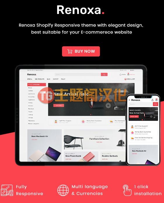 Shopify主题Renoxa v1.0 - 多用途购物网站Shopify模板 - 图片2 Shopify主题Renoxa v1.0 - 多用途购物网站Shopify模板 - 图片2