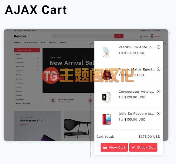 Shopify主题Renoxa v1.0 - 多用途购物网站Shopify模板 - 图片4