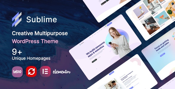 WordPress主题Sublime创意多用途建站模板V1.12 带XML导入数据 WordPress主题Sublime创意多用途建站模板V1.12 带XML导入数据