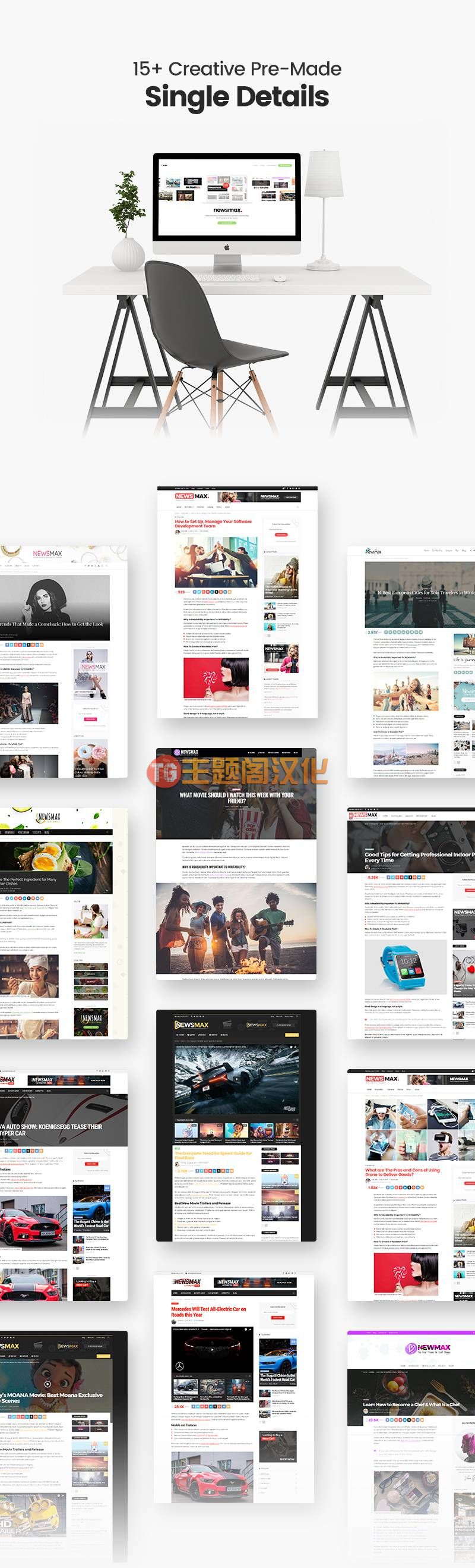 Newsmax汉化版_多用途新闻杂志网站WordPress主题 - 图片2