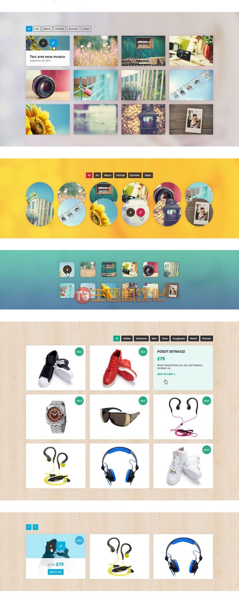 Go Portfolio汉化版(v1.8.4)响应式作品集WordPress插件 - 图片4
