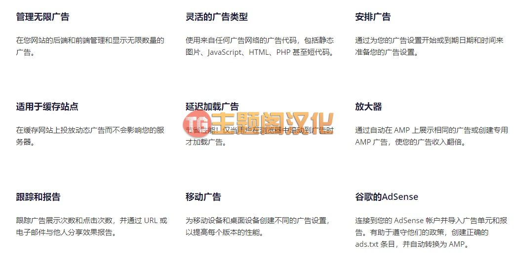 Advanced Ads Pro汉化版_WordPress广告管理插件 + 组件包 - 图片3 Advanced Ads Pro汉化版_WordPress广告管理插件 + 组件包 - 图片3
