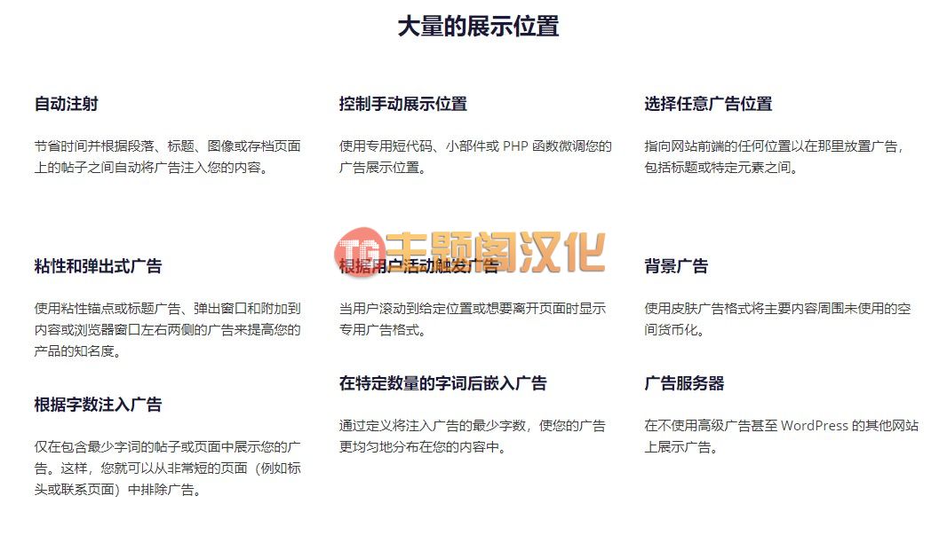 Advanced Ads Pro汉化版_WordPress广告管理插件 + 组件包 - 图片6 Advanced Ads Pro汉化版_WordPress广告管理插件 + 组件包 - 图片6