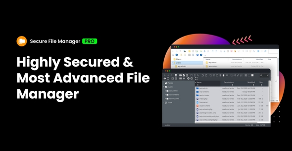 Secure File Manager Pro汉化版1.6 安全文件管理器WordPress插件 - 图片1 Secure File Manager Pro汉化版1.6 安全文件管理器WordPress插件 - 图片1