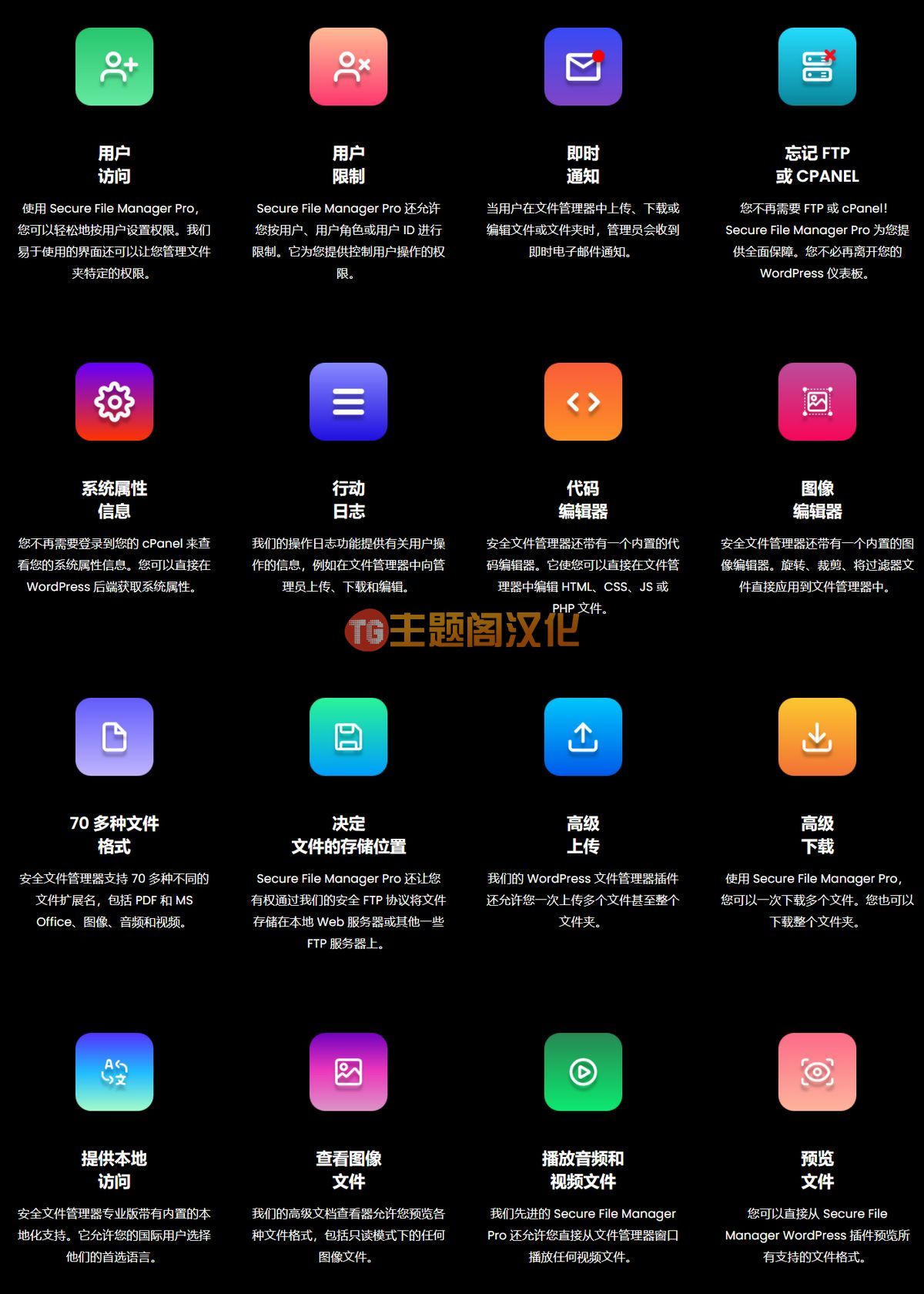 Secure File Manager Pro汉化版1.6 安全文件管理器WordPress插件 - 图片2 Secure File Manager Pro汉化版1.6 安全文件管理器WordPress插件 - 图片2