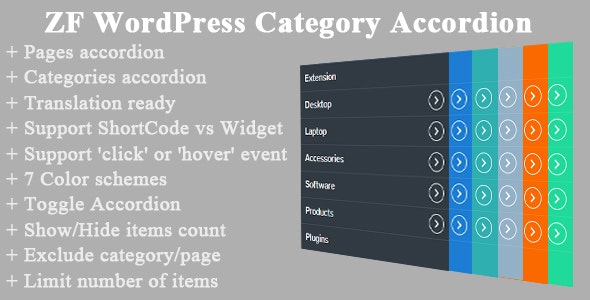 WordPress插件ZF 2.4.1 分类目录手风琴折叠显示WP插件 - 图片1 WordPress插件ZF 2.4.1 分类目录手风琴折叠显示WP插件 - 图片1