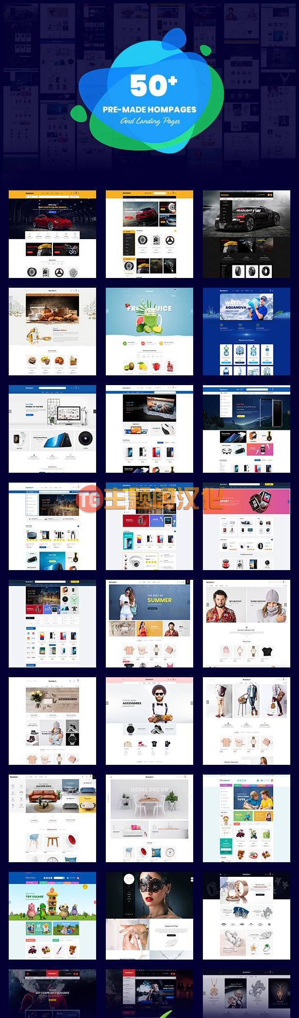 Nuranium通用外贸电商网站Prestashop 1.7主题V1.7.1 - 图片2