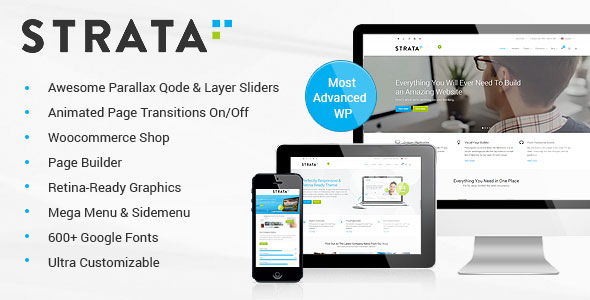 WordPress主题Strata 3.4 响应式多用途企业建站WP主题 WordPress主题Strata 3.4 响应式多用途企业建站WP主题