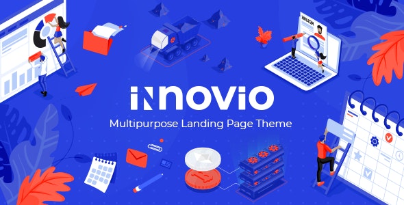 WordPress主题Innovio 1.7.1 多用途落地页单页网站WP主题 WordPress主题Innovio 1.7.1 多用途落地页单页网站WP主题