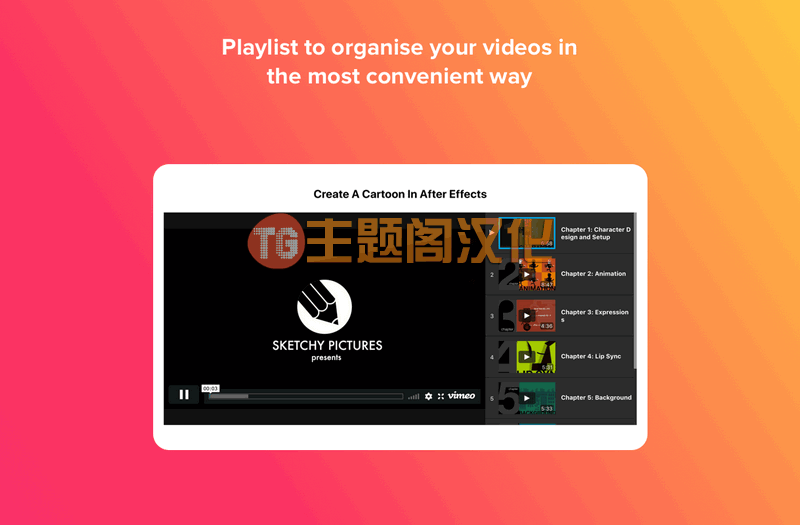 WordPress插件Vimeo Gallery 1.1.2 Vimeo视频画廊WP插件 Vimeo视频播放器 - 图片3