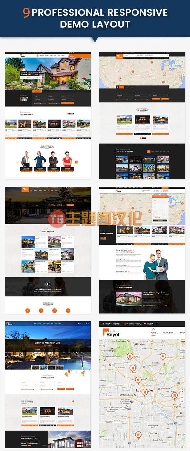 BEYOT WordPress主题_房地产商房屋中介建站模板 - 图片2