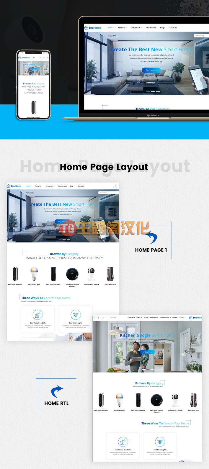 Joomla主题SmartHome 3.11 响应式智能家居网站Joomla模板 - 图片2 Joomla主题SmartHome 3.11 响应式智能家居网站Joomla模板 - 图片2