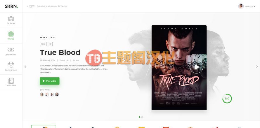 SKRN 7.1_WordPress付费影视流媒体网站主题 - 图片3